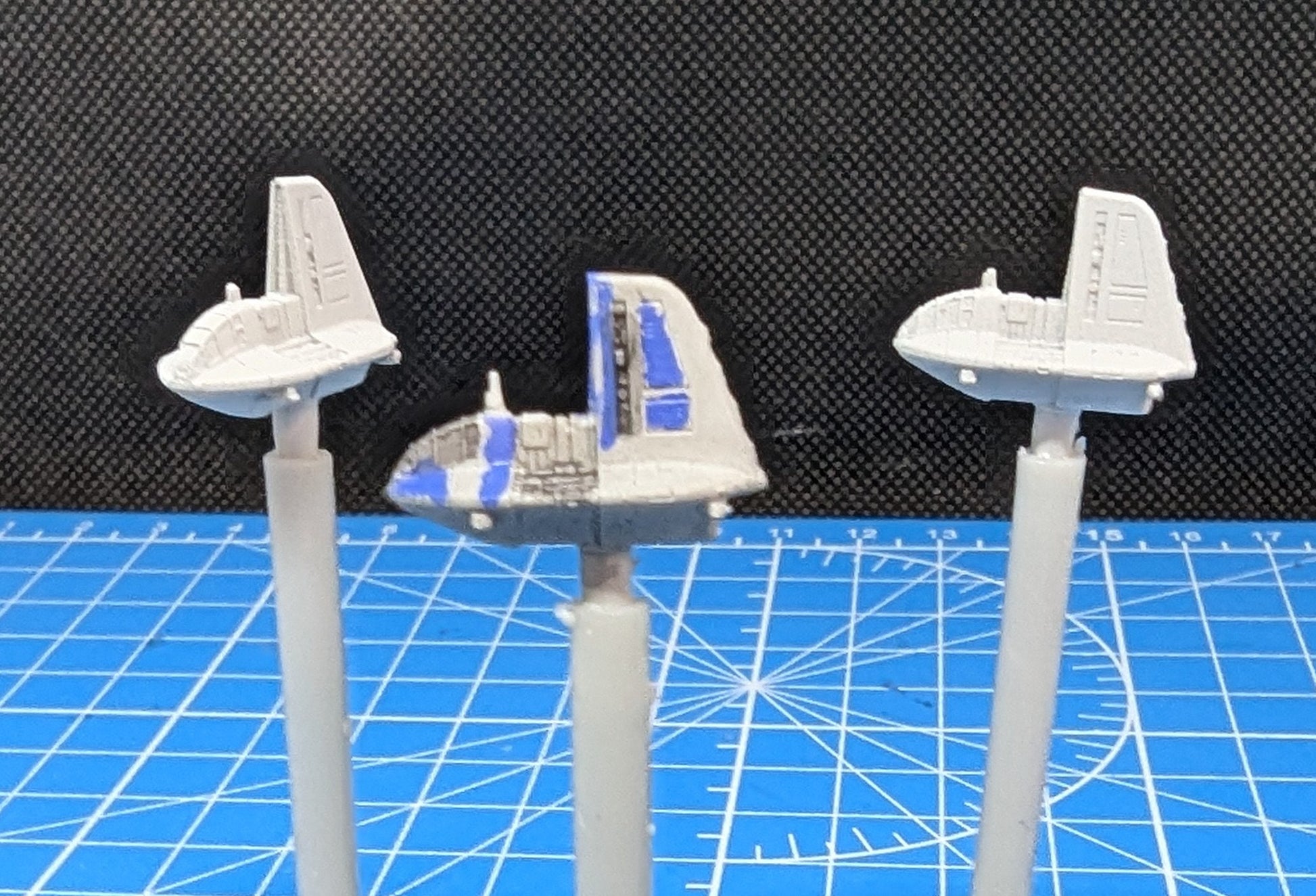 CIS Sheathipede Shuttle squadron (3 fighters) for Star Wars Armada