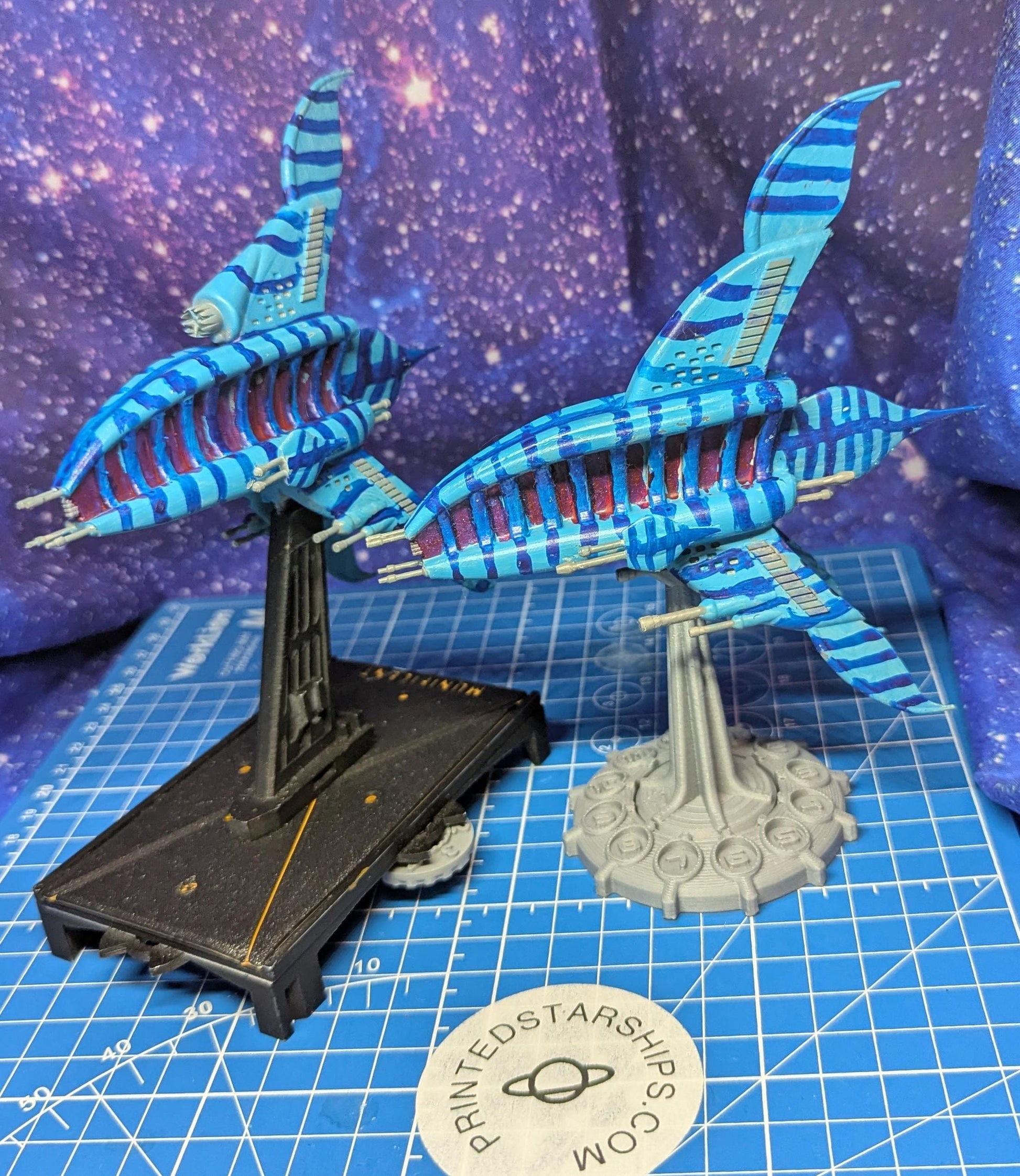 Minbari Federation Tigara War Cruiser/Leshath Heavy Scout proxy for Star Wars Armada