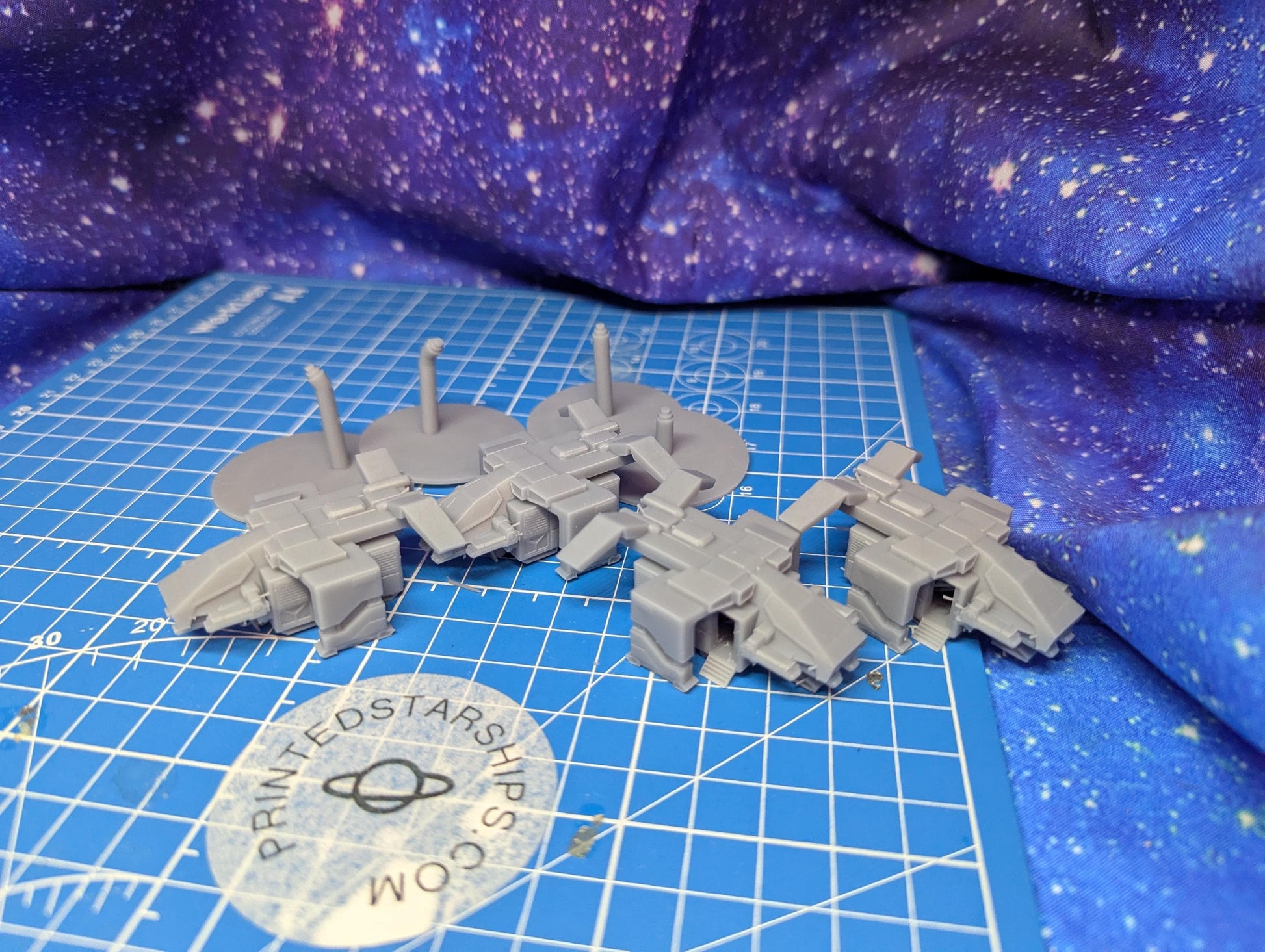 6mm Dropship Troopers Scythe Assault Transports (4) in 6mm scale for epic scale wargames