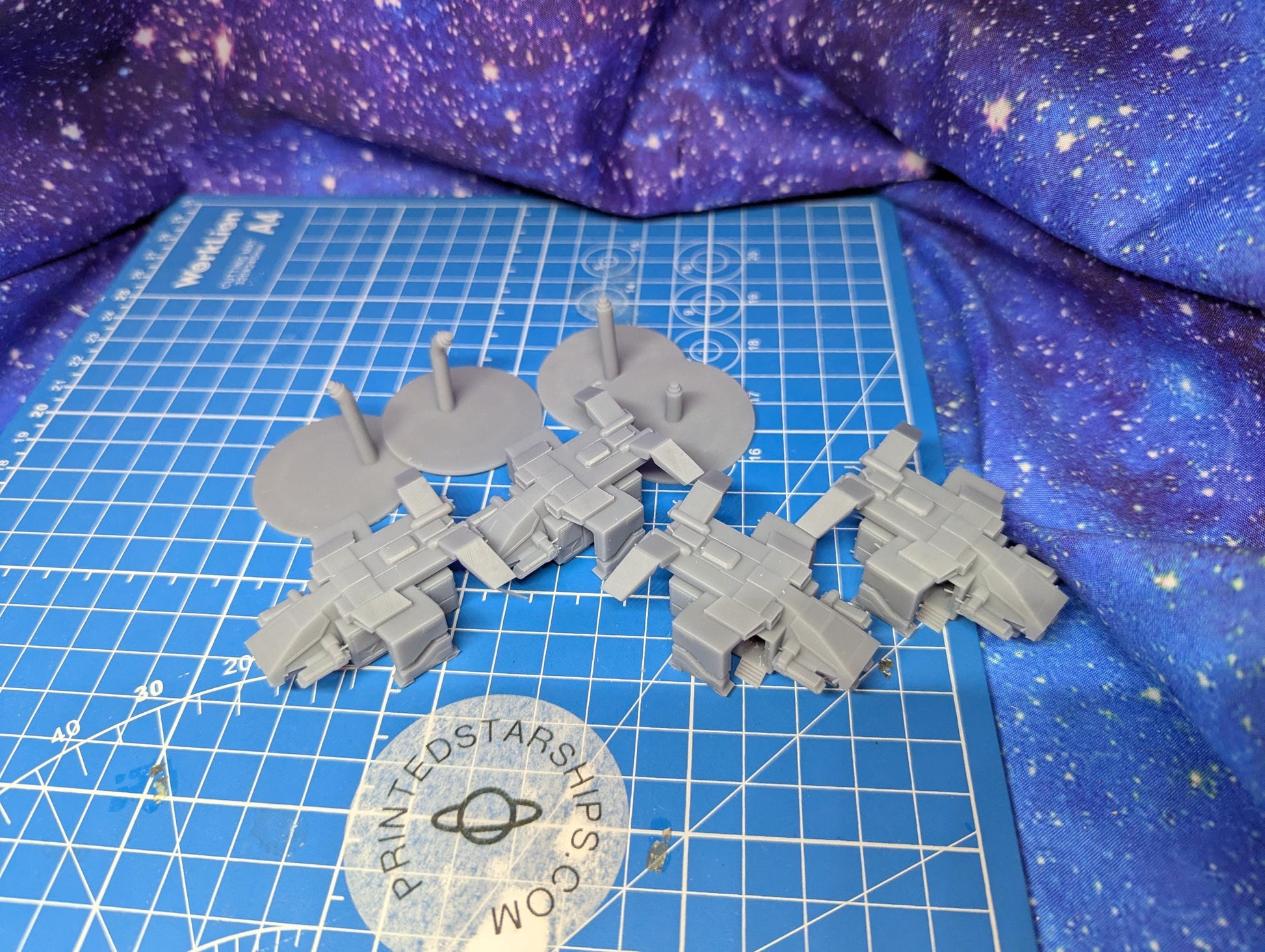 6mm Dropship Troopers Scythe Assault Transports (4) in 6mm scale for epic scale wargames