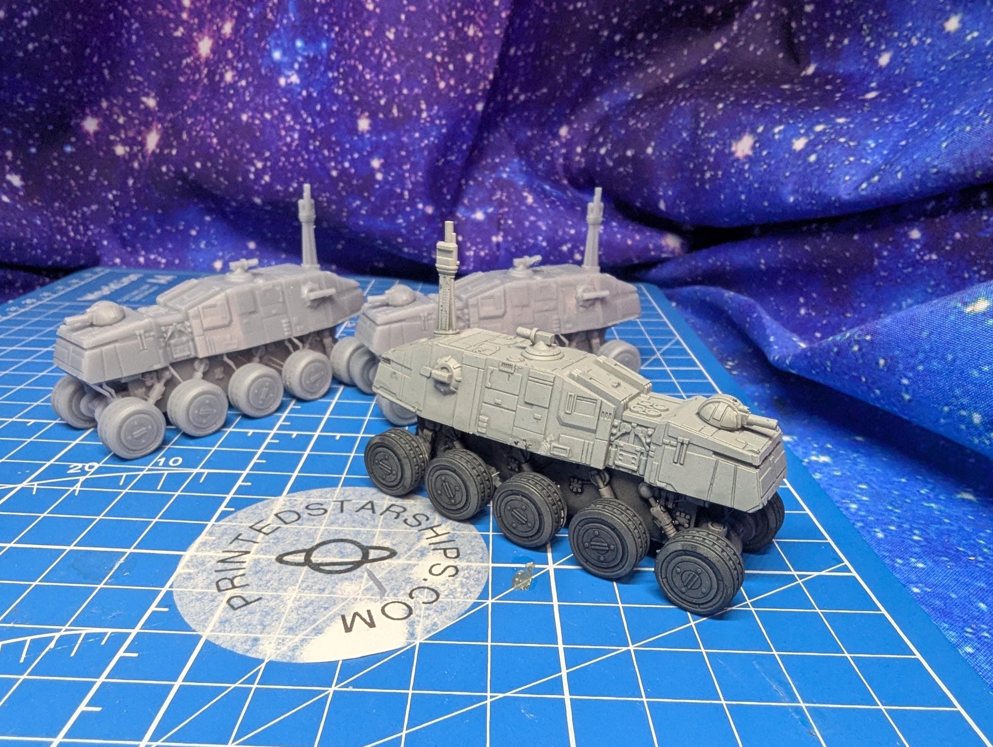 6mm scale Republic/Imperial A5 Juggernaut for epic scale games (3) pack