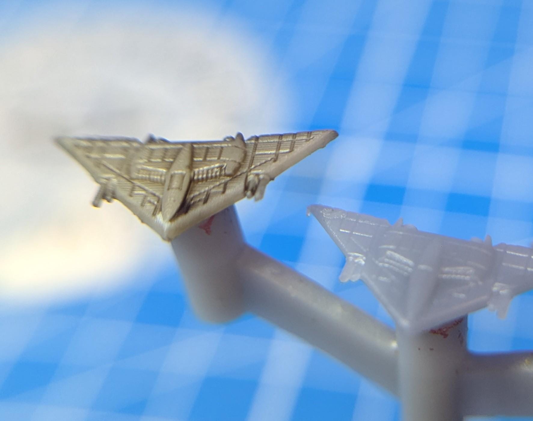 Babylon 5 Independent Raiders Zephyr Delta-V fighter Squadron (6) for Miniatures games like Star Wars Armada