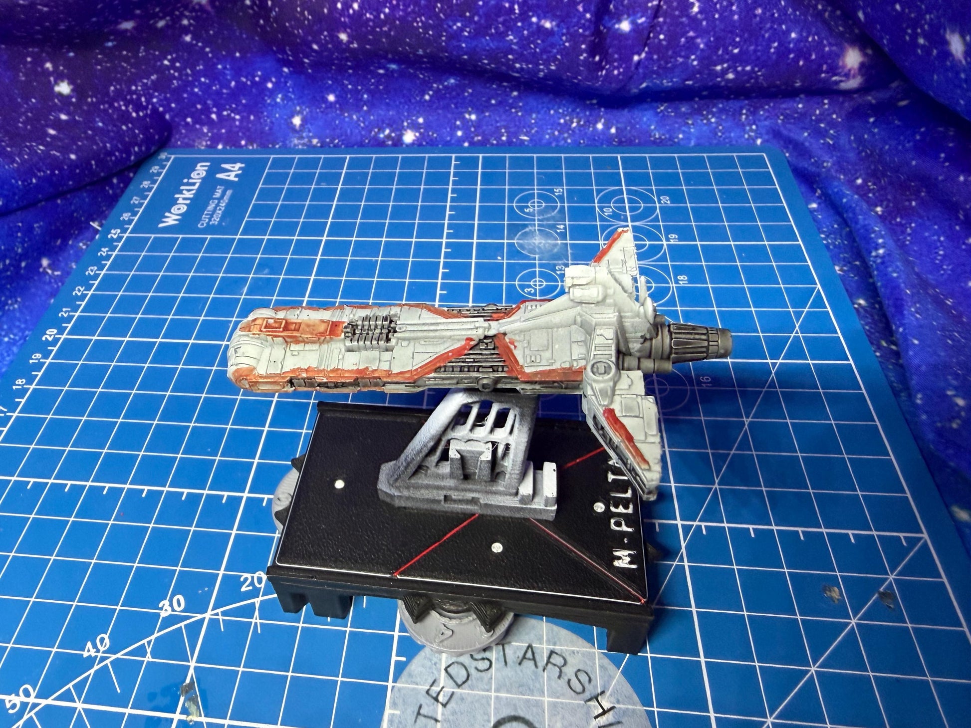 Rebel Modified Pelta class Frigate For Star Wars Armada 89mm