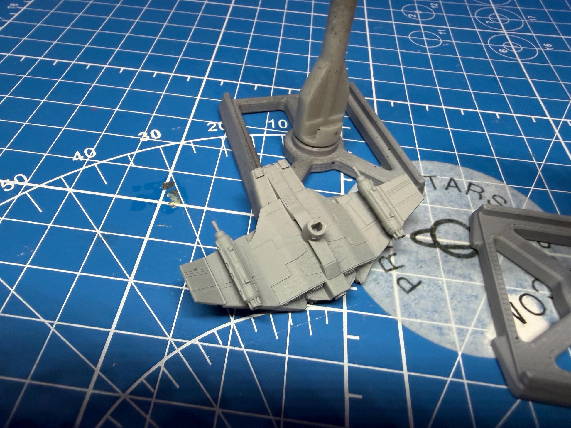 XW scale New Republic Vanguard V-Wing Airspeedee for Star wars Xwing Miniatures game