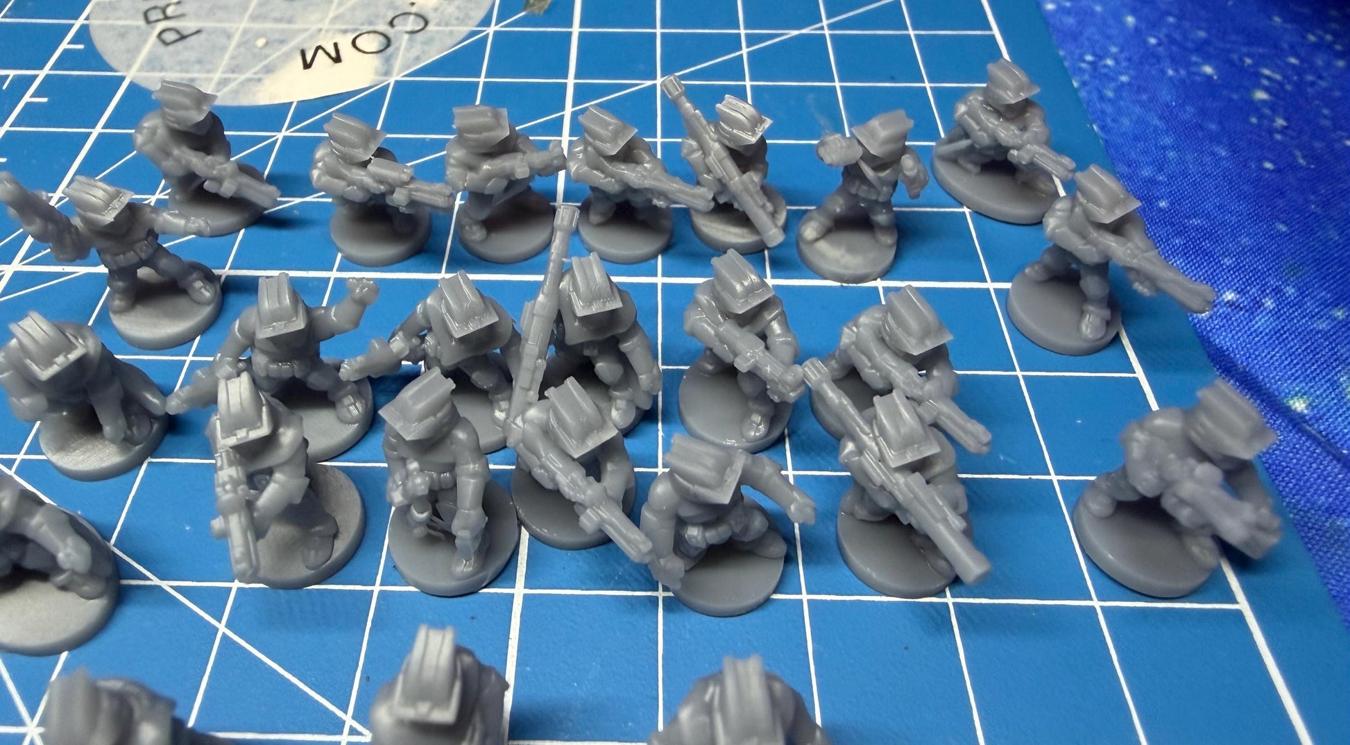 10mm Republic Clone Advanced Recon Force Infantry Platoon (25) in 10mm scale for Star wars regiments