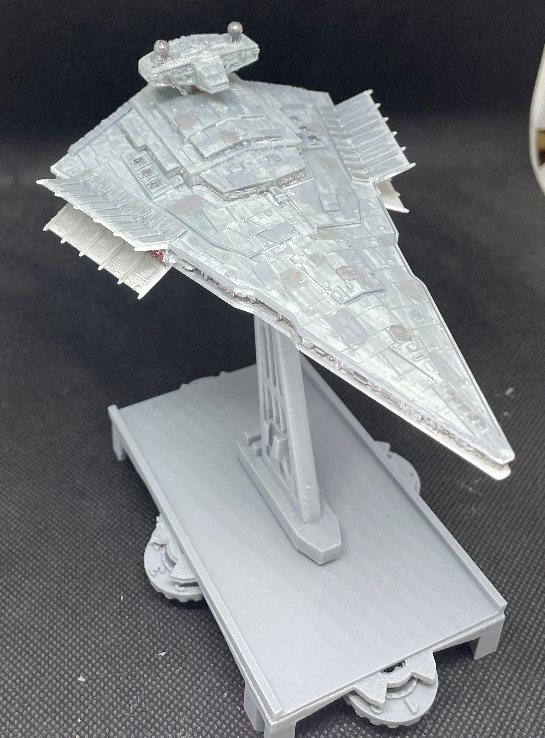 Star Wars Armada custom Victory class Star Destroyer Missile Bays Open