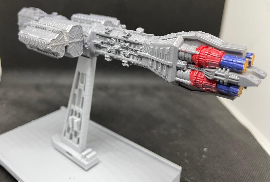 Earthforce Omega Destroyer scaled for Star Wars Armada 175mm