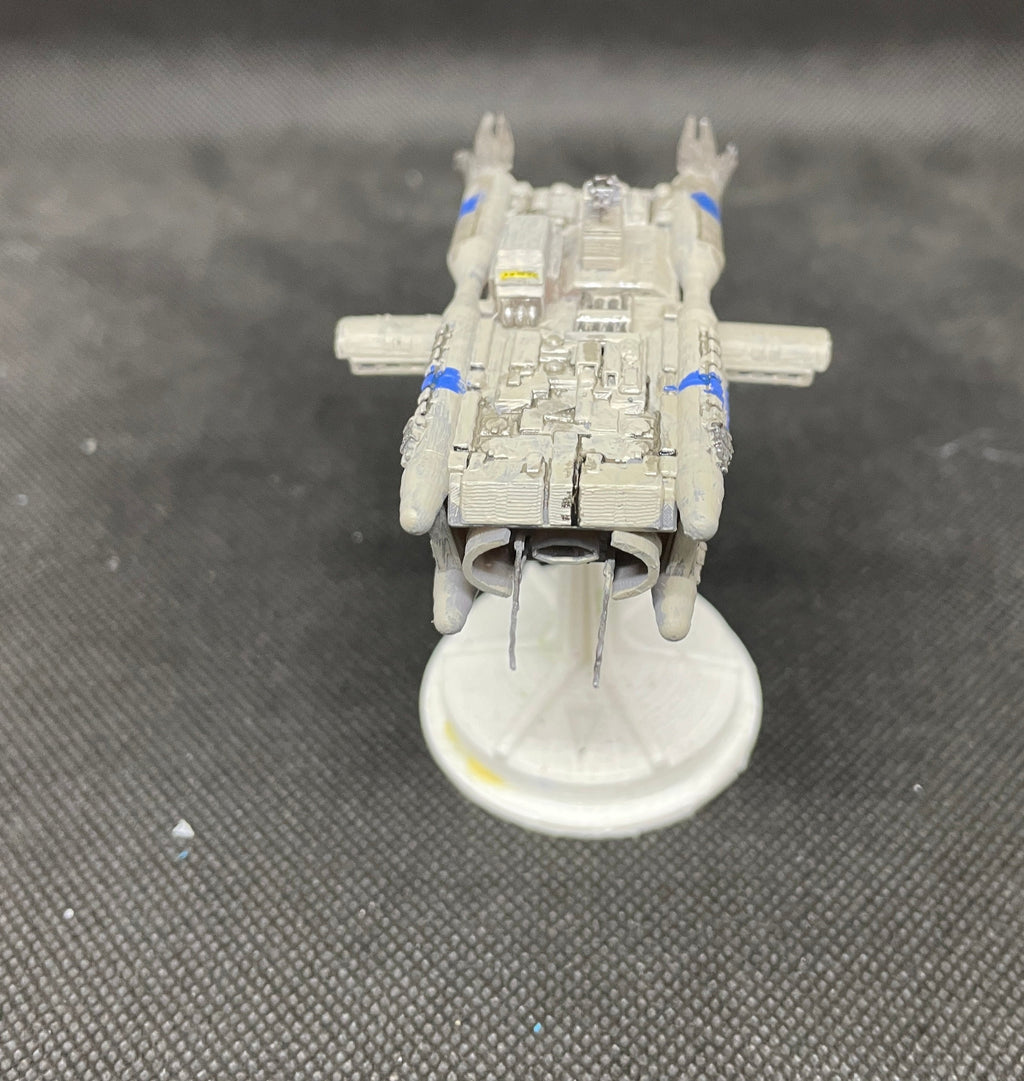 Earthforce Olympus Corvette for miniatures games 80mm