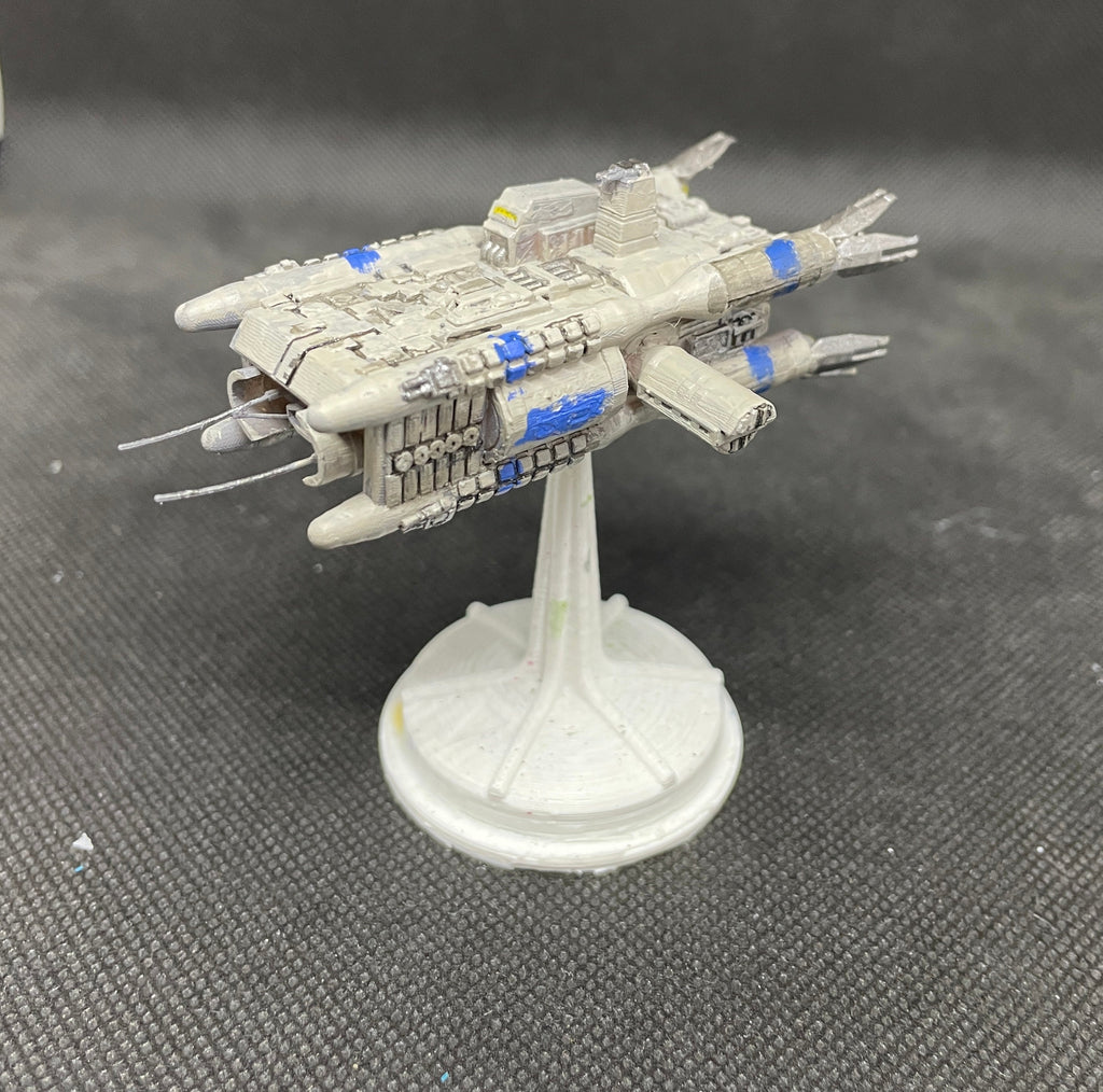 Earthforce Olympus Corvette for miniatures games 80mm