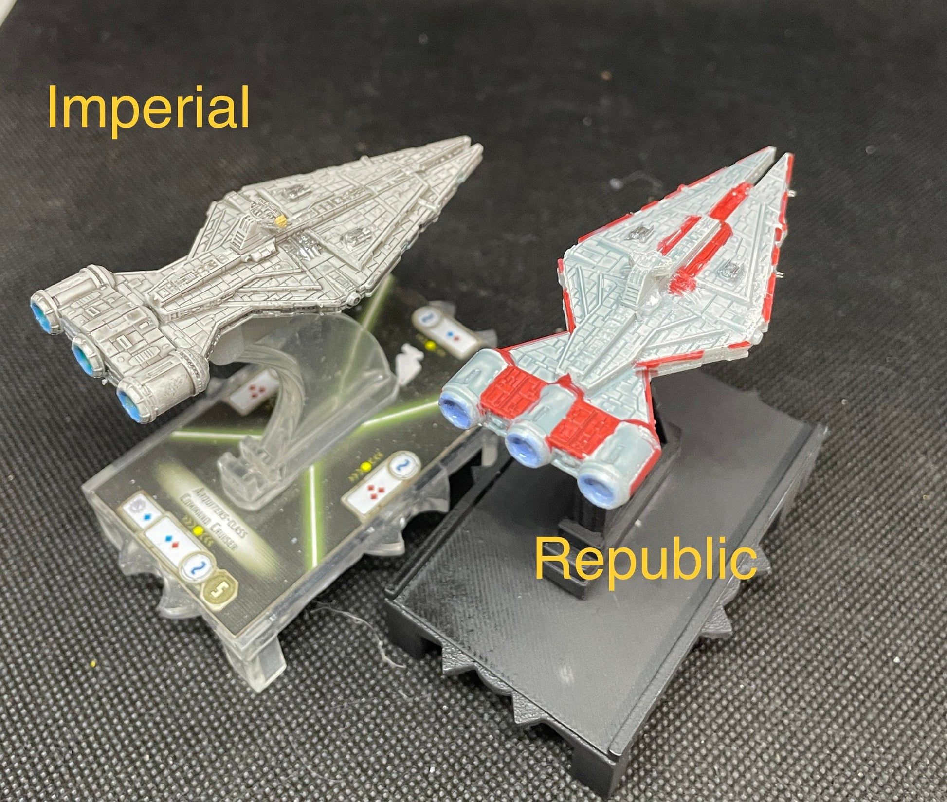 Arquintens Light Cruiser for Star Wars Armada scale games 73mm