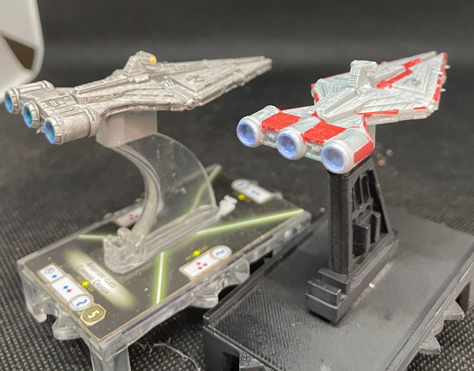 Arquintens Light Cruiser for Star Wars Armada scale games 73mm