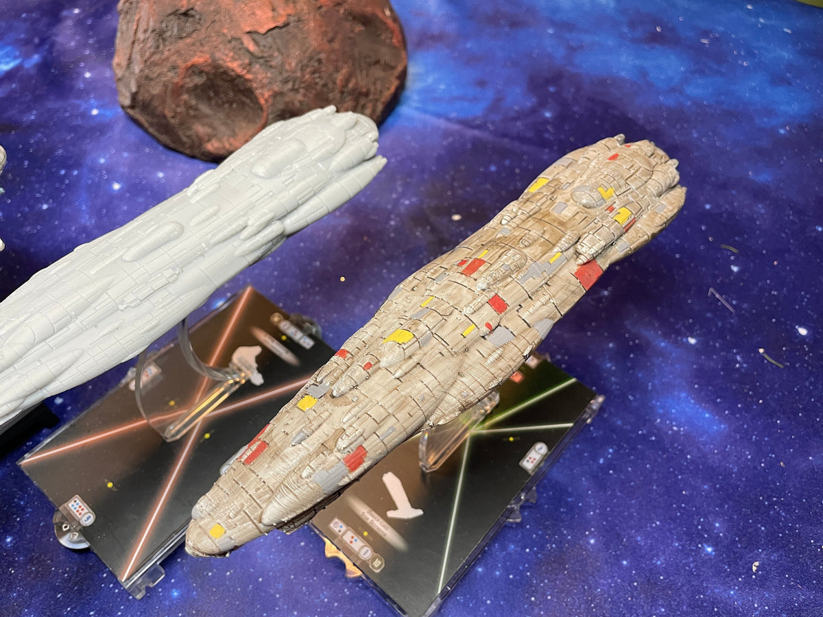 Rebel Mediator Battlecruiser proxy for Star Wars Armada scale games 228mm