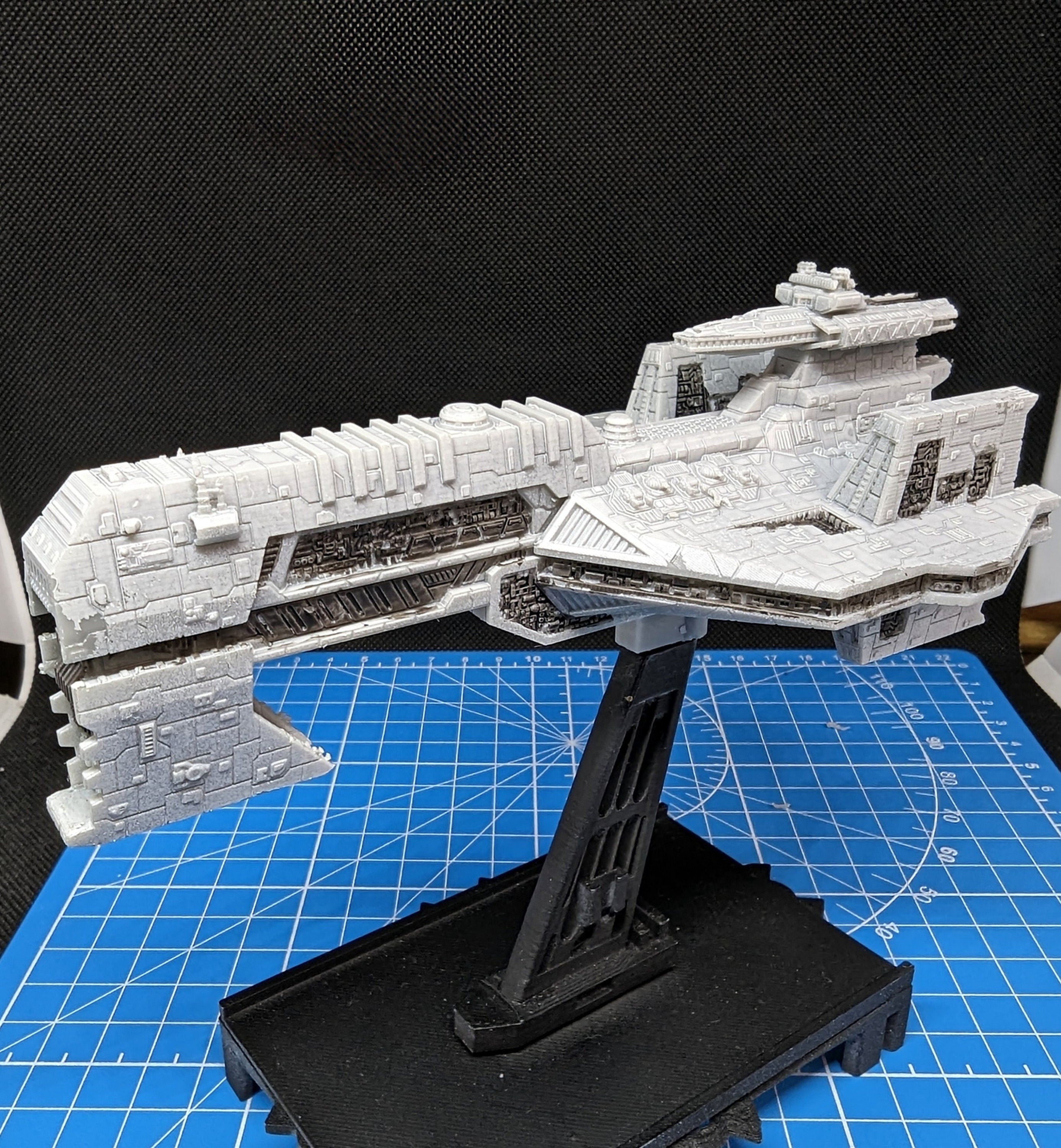 Mandalorian Keldabe Battleship for Star Wars Armada 145mm