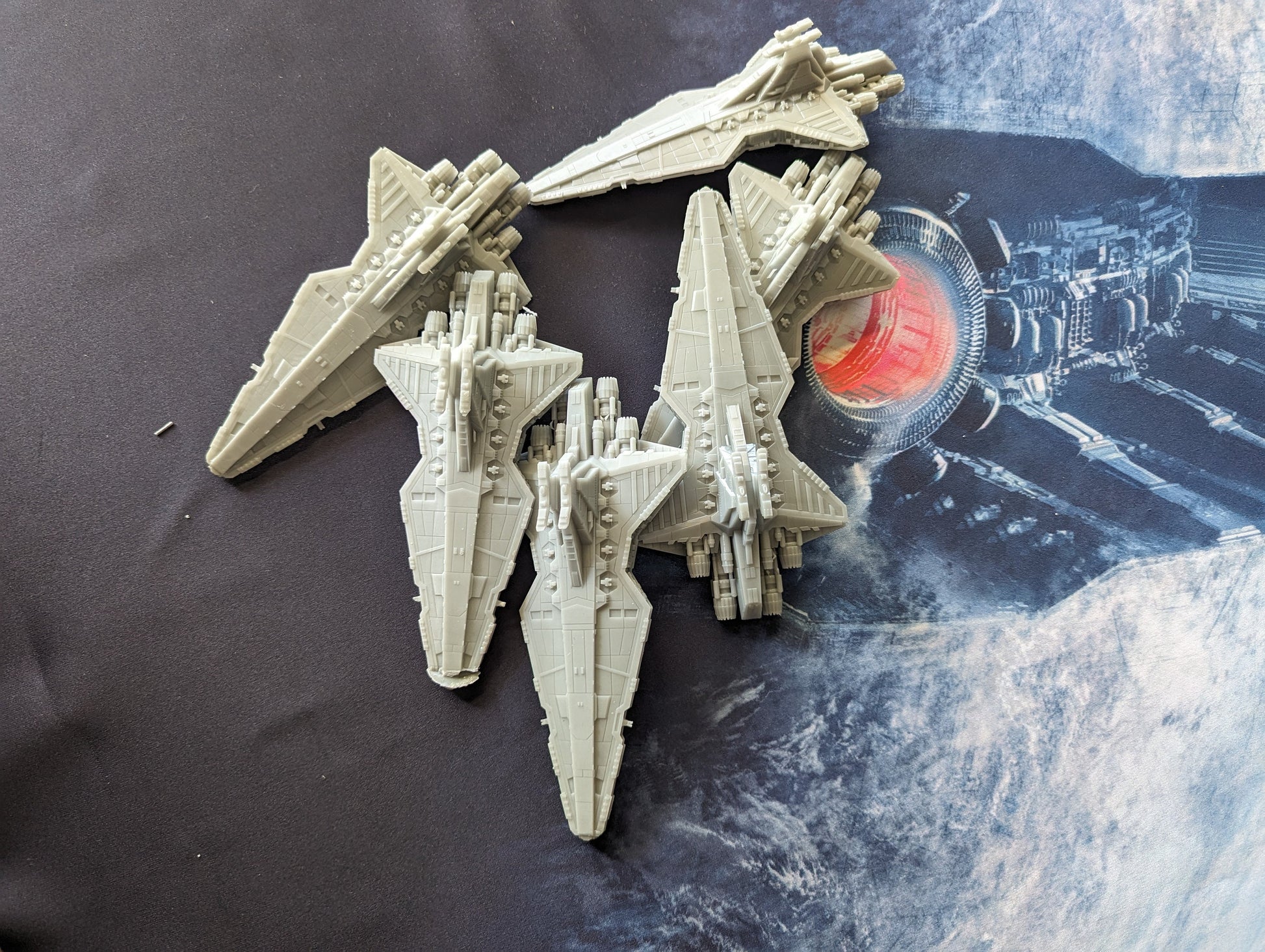 WRECKAGE! Misprint Star wars armada scale starships for wreckage