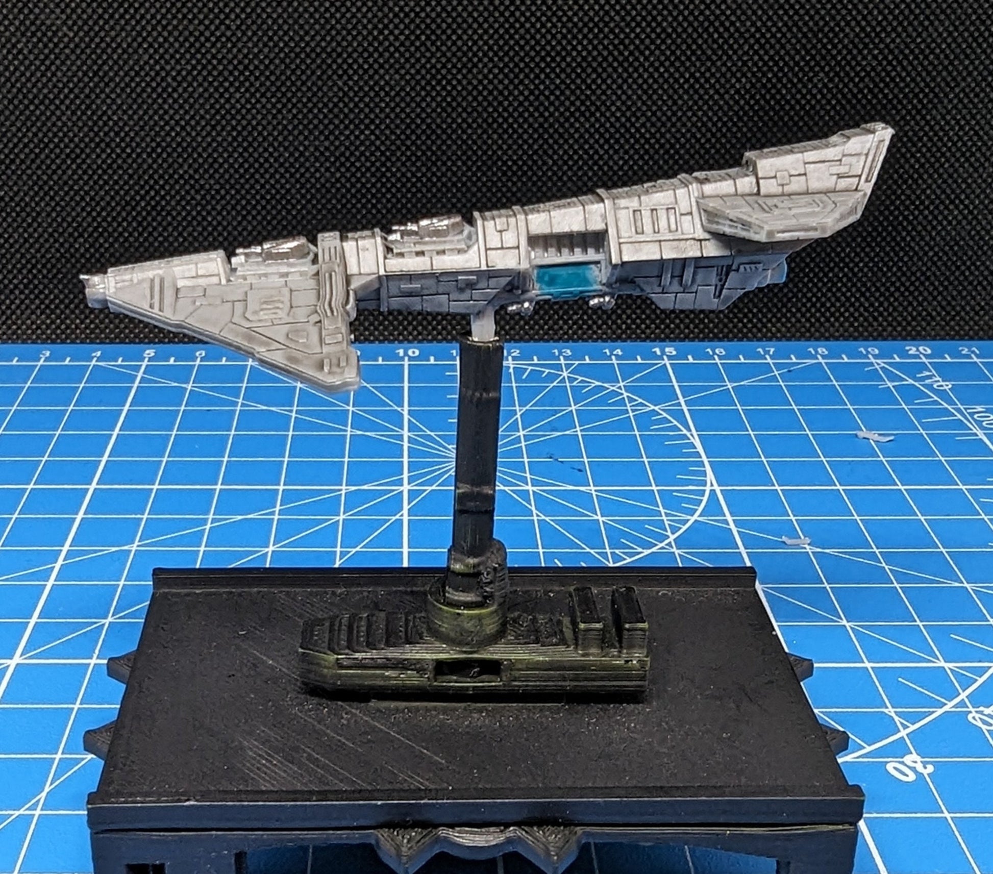 Imperial Escort Carrier model for Star Wars Armada 76mm