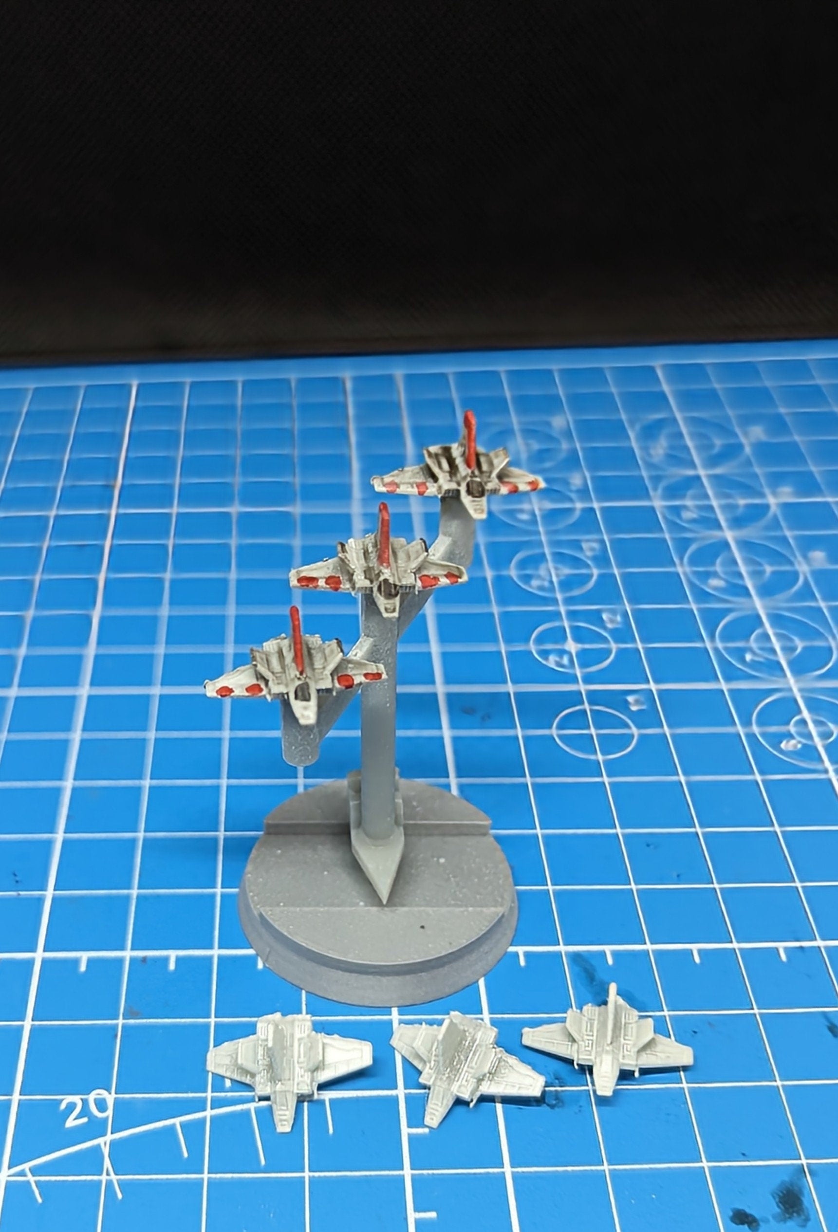 Imperial Alpha class XG-1 Star Wing Squadron (6) for Star wars armada scale games