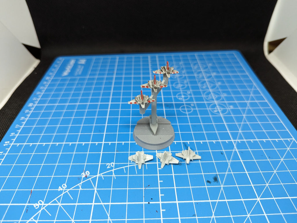Imperial Alpha class XG-1 Star Wing Squadron (6) for Star wars armada scale games