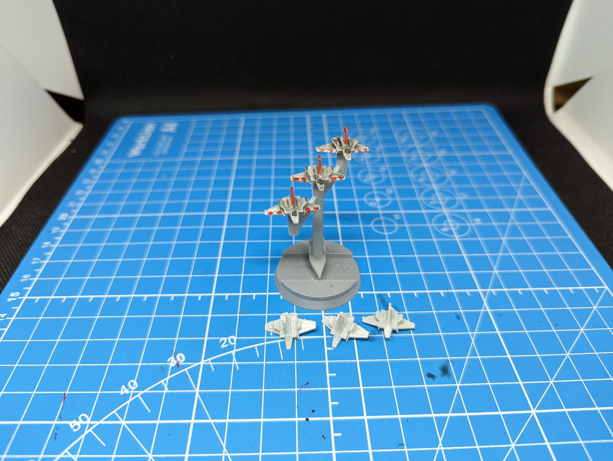 Imperial Alpha class XG-1 Star Wing Squadron (6) for Star wars armada scale games