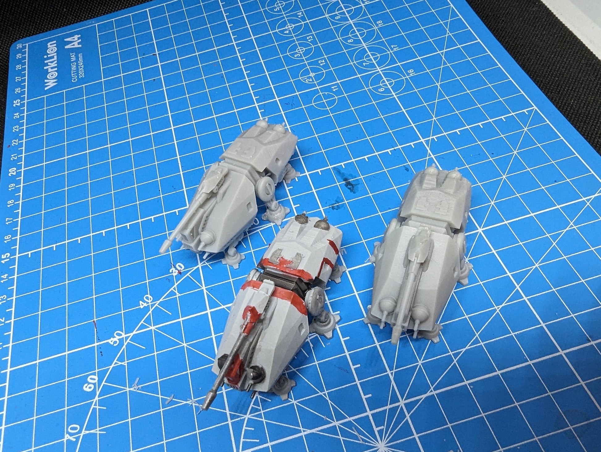 6mm scale Republic All Terrain Tactical Enforcer for epic scale games (3) pack