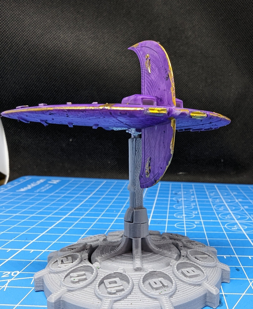 Babylon 5 Centauri Vorchan Attack Cruiser scale for Star Wars Armada Homebrew games 52mm