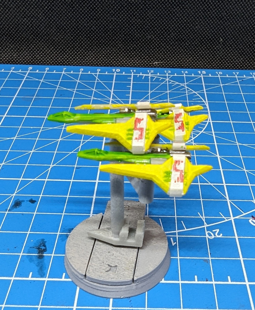 Babylon 5 Narn Gorith Medium Fighter Squadron (6) for miniatures games 31mm