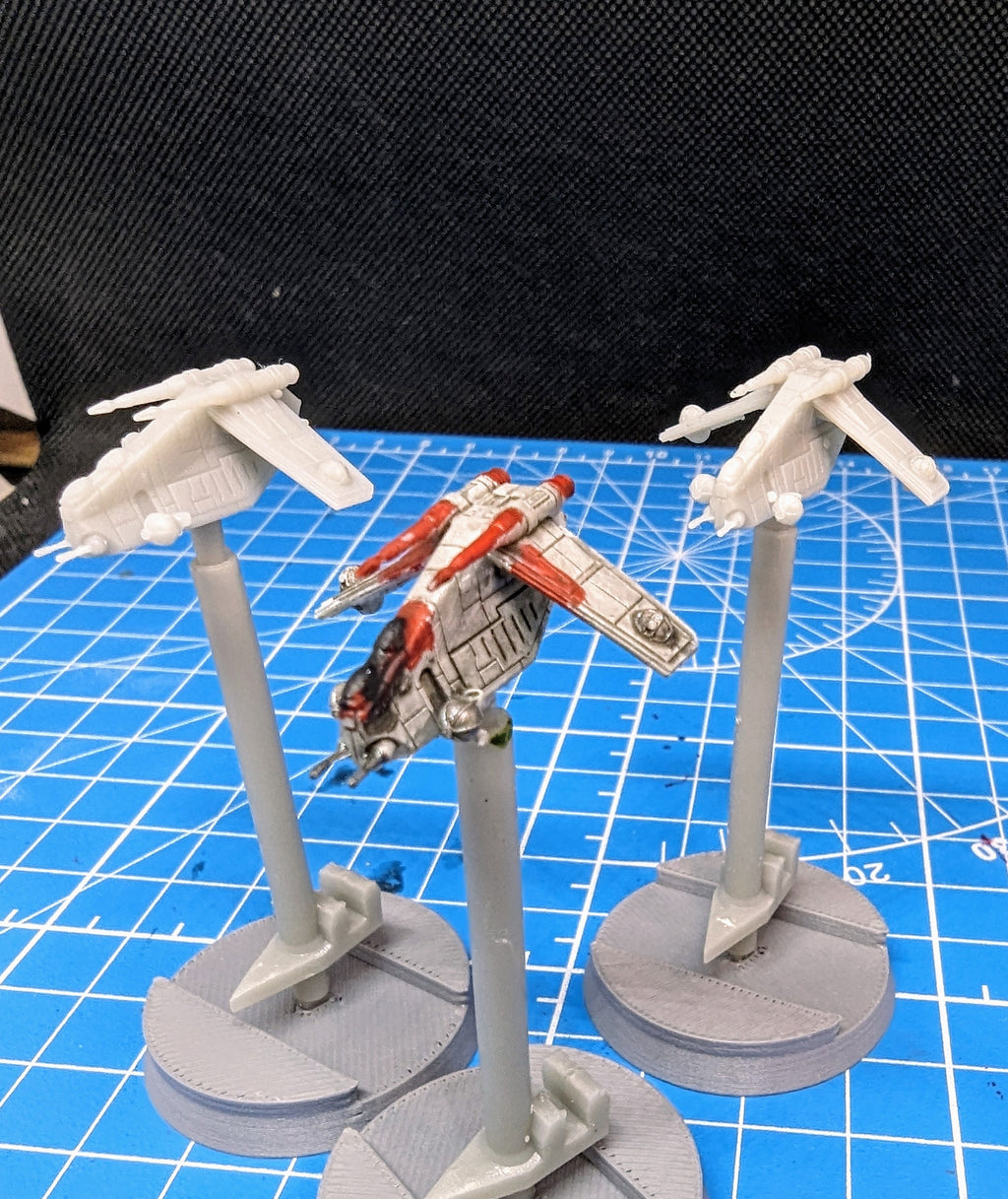 Republic LAAT/I squadron (3 fighters) for Star Wars Armada
