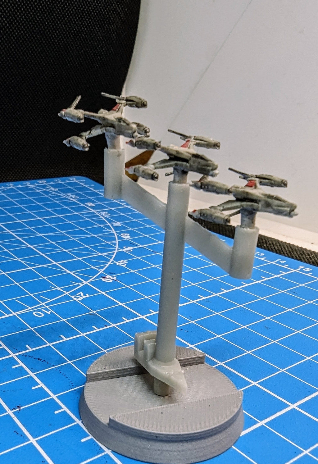 Babylon 5 Earthforce Starfury Thunderbolt fighter Squadron (6) for Star Wars Armada scale games