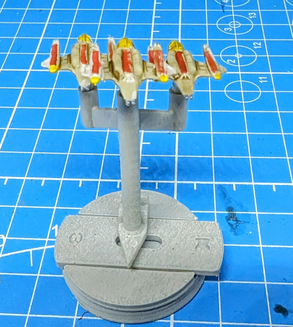 Babylon 5 Drazi Sky Serpent Fighters (6) for Star wars armada homebrew games
