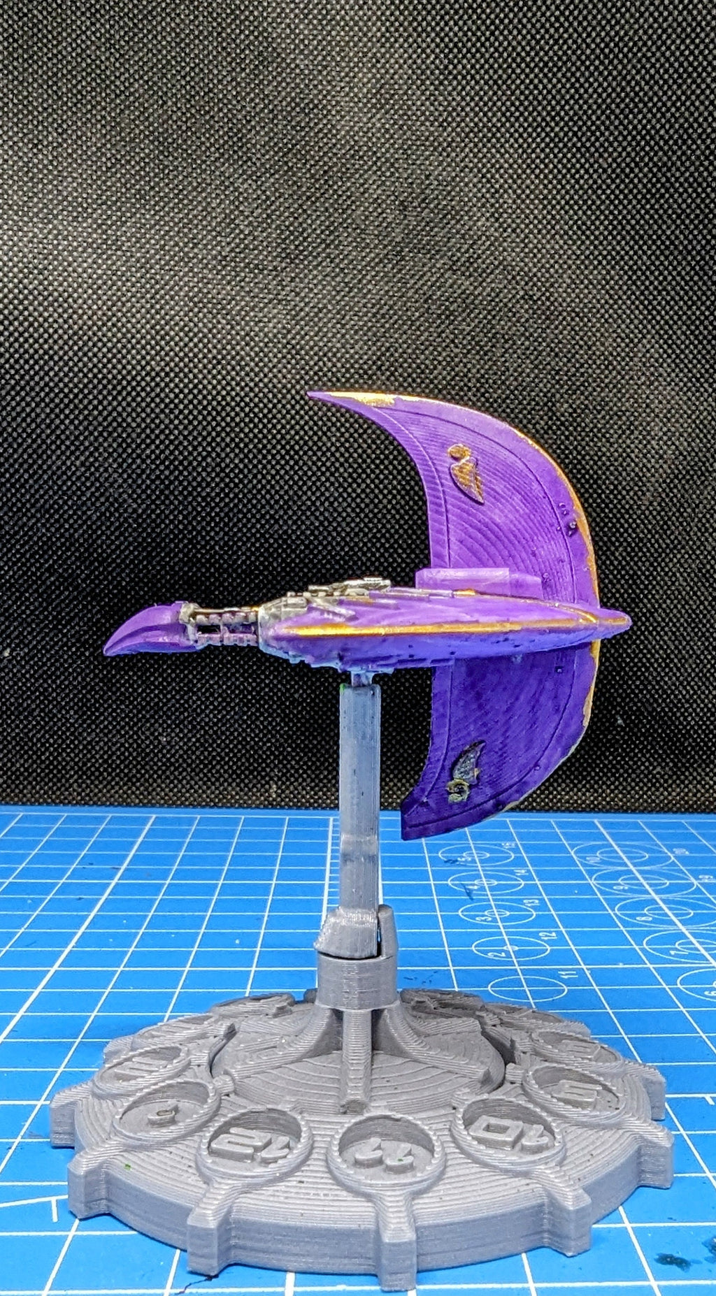 Babylon 5 Centauri Vorchan Attack Cruiser scale for Star Wars Armada Homebrew games 52mm