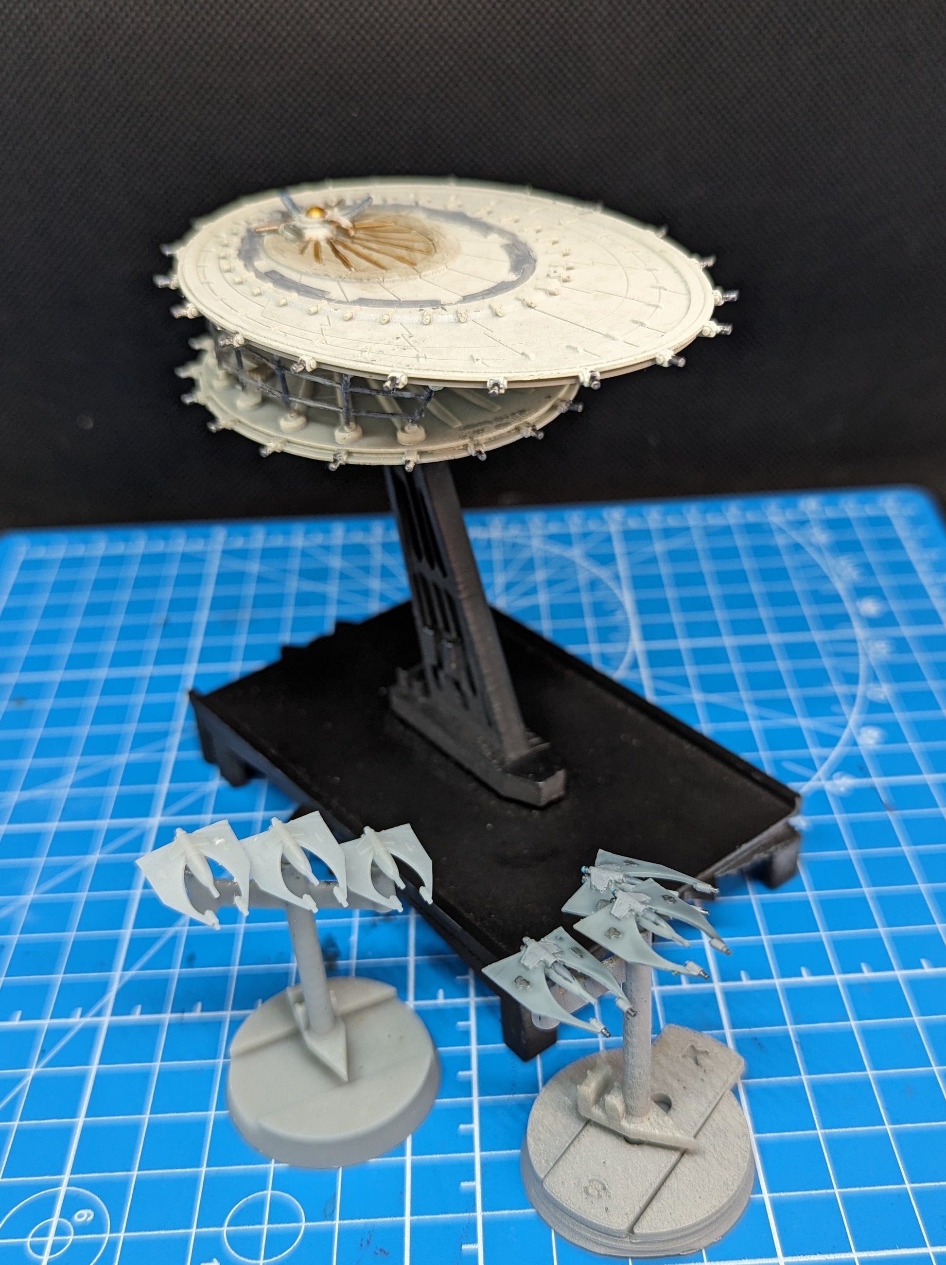 SW Armada Hapan Battle Dragon for miniatures games 107mm