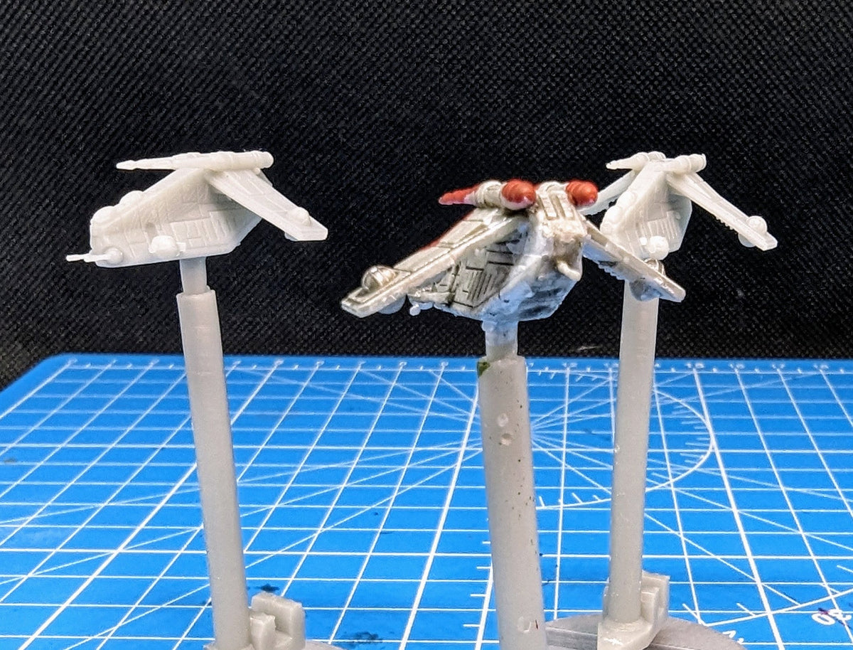 Republic LAAT/I squadron (3 fighters) for Star Wars Armada
