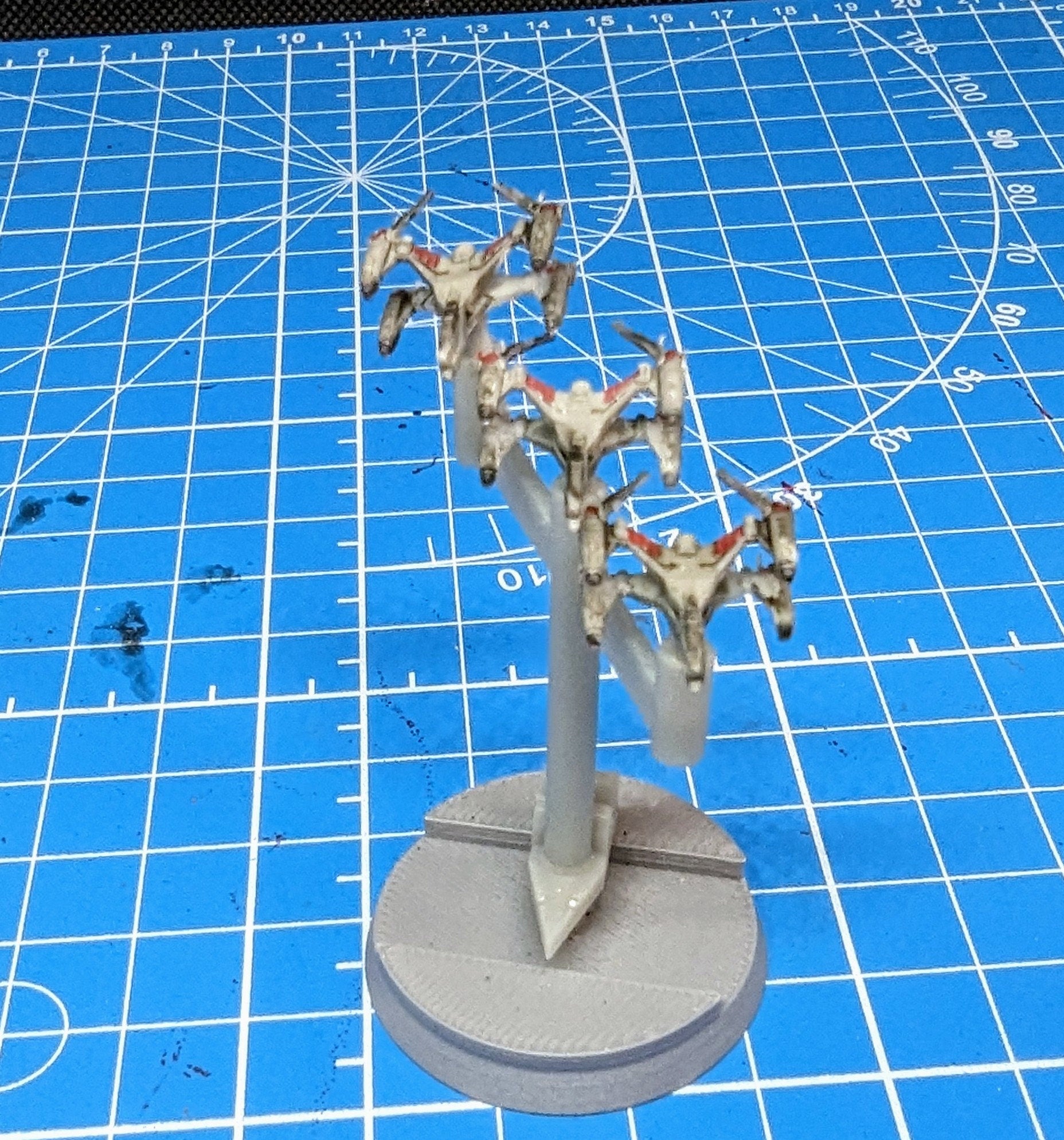 Babylon 5 Earthforce Starfury Thunderbolt fighter Squadron (6) for Star Wars Armada scale games