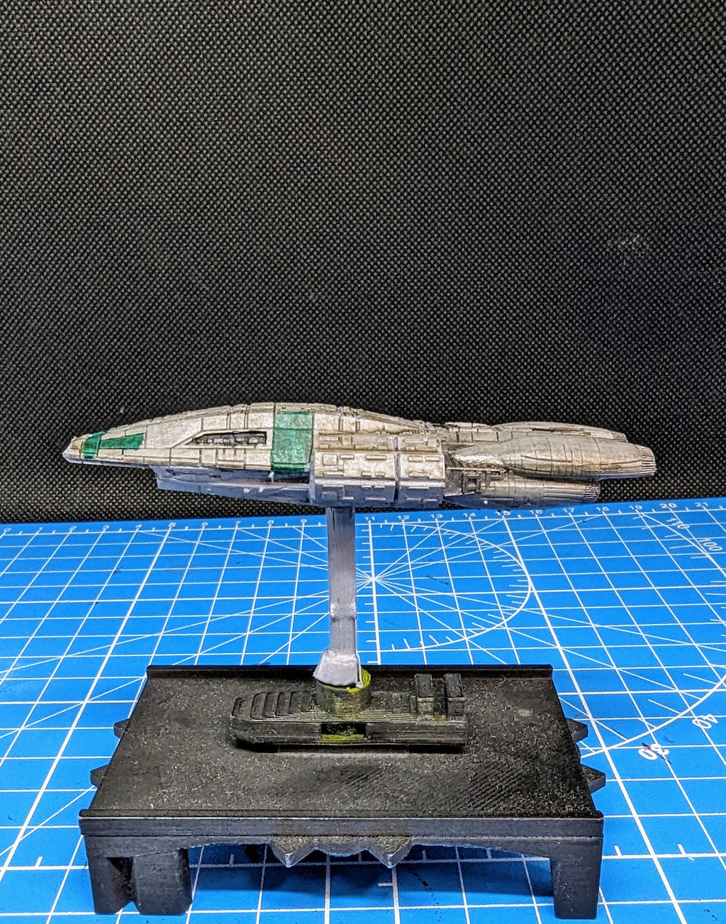 Colonial Stalwart Frigate for starship miniatures games 80mm