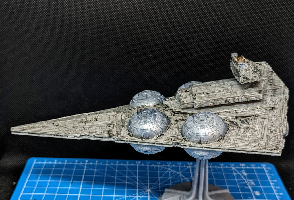 Interdictor Star Destroyer homebrew proxy for Star Wars Armada 202mm