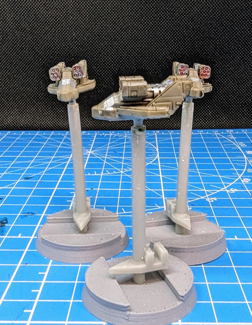 Colonial Predator Heavy Shuttle (3 fighters) for miniatures games.
