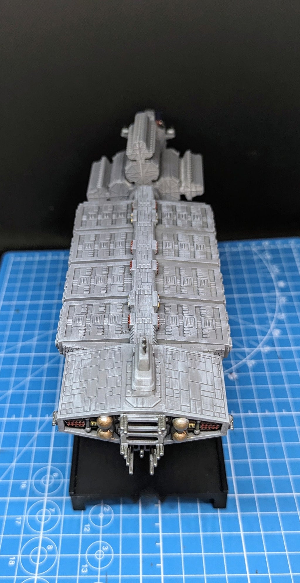 Babylon 5 Earthforce Poseidon class Super Carrier for Star wars armada homebrew or other miniatures games 240mm