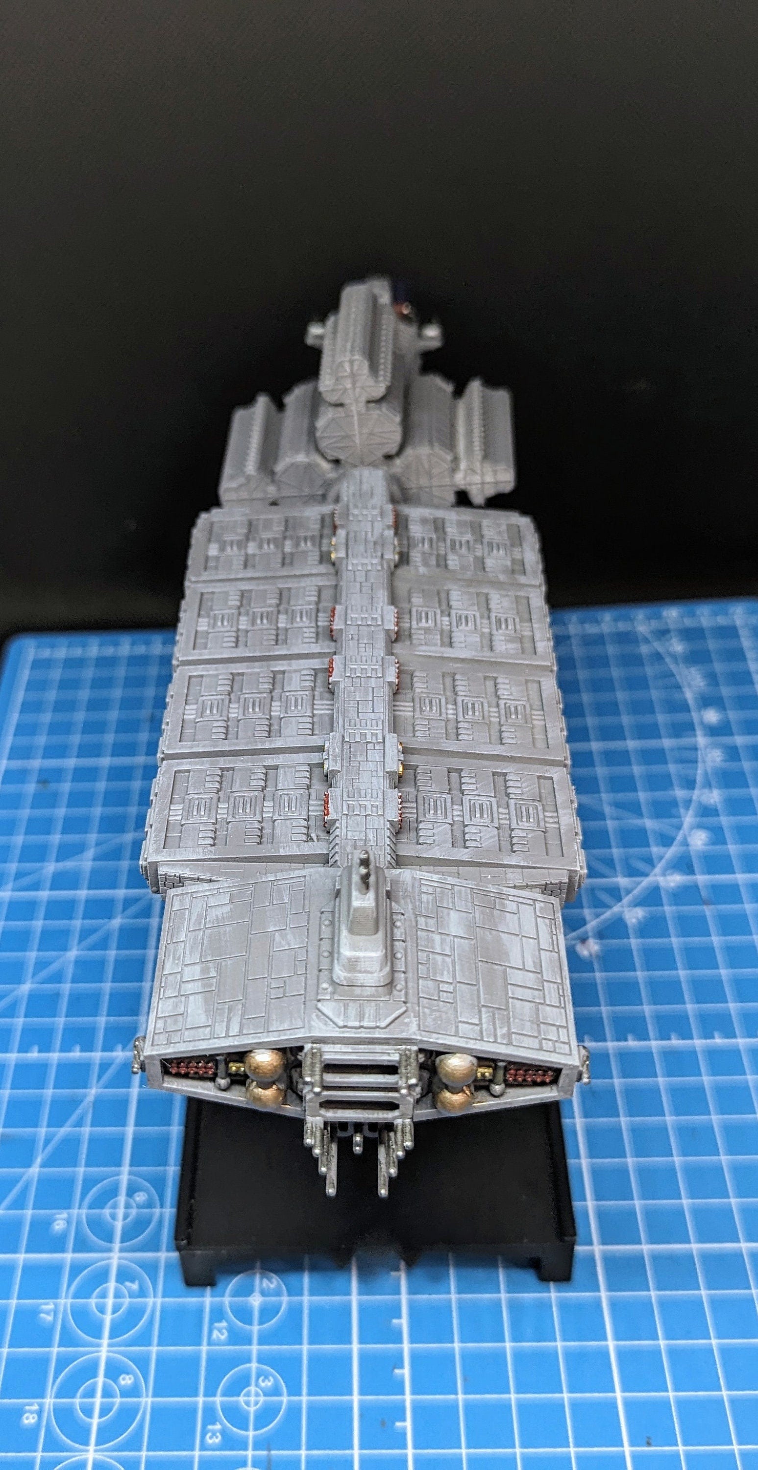 Babylon 5 Earthforce Poseidon class Super Carrier for Star wars armada homebrew or other miniatures games 240mm