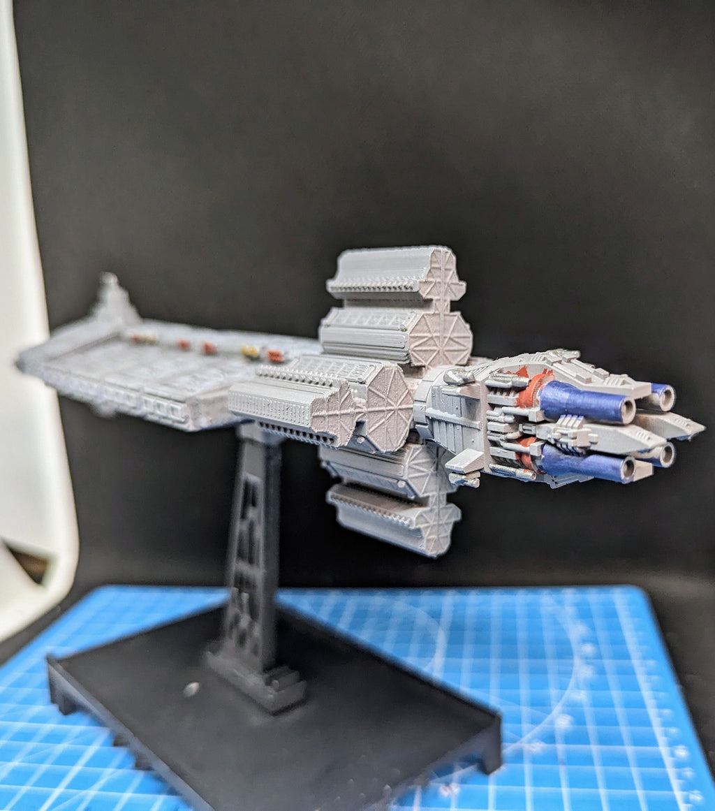 Babylon 5 Earthforce Poseidon class Super Carrier for Star wars armada homebrew or other miniatures games 240mm