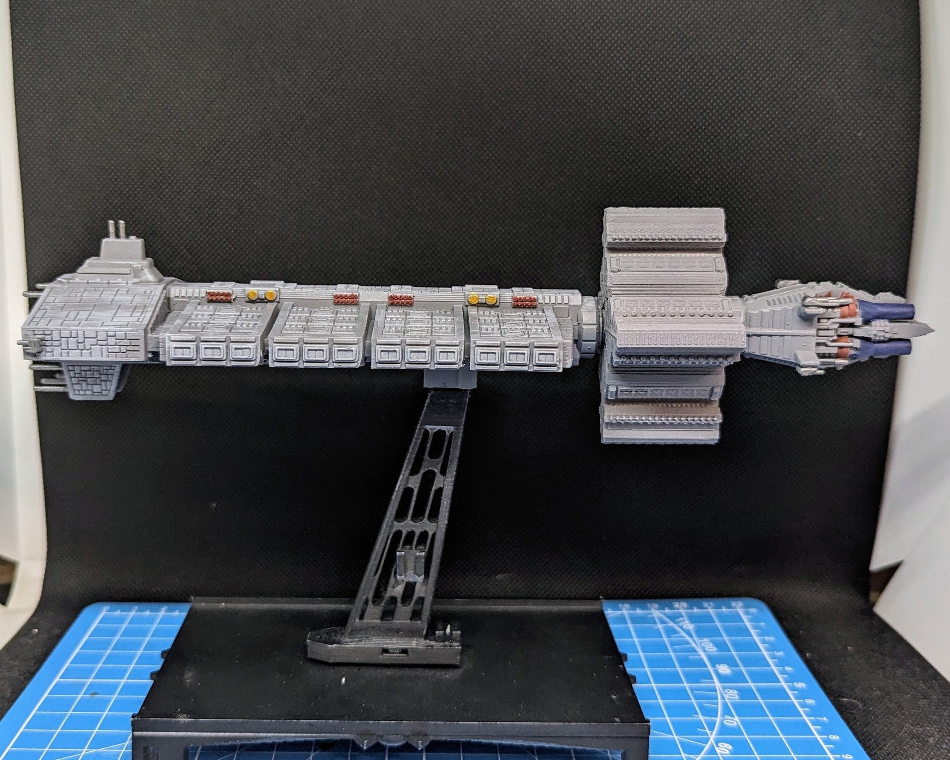 Babylon 5 Earthforce Poseidon class Super Carrier for Star wars armada homebrew or other miniatures games 240mm