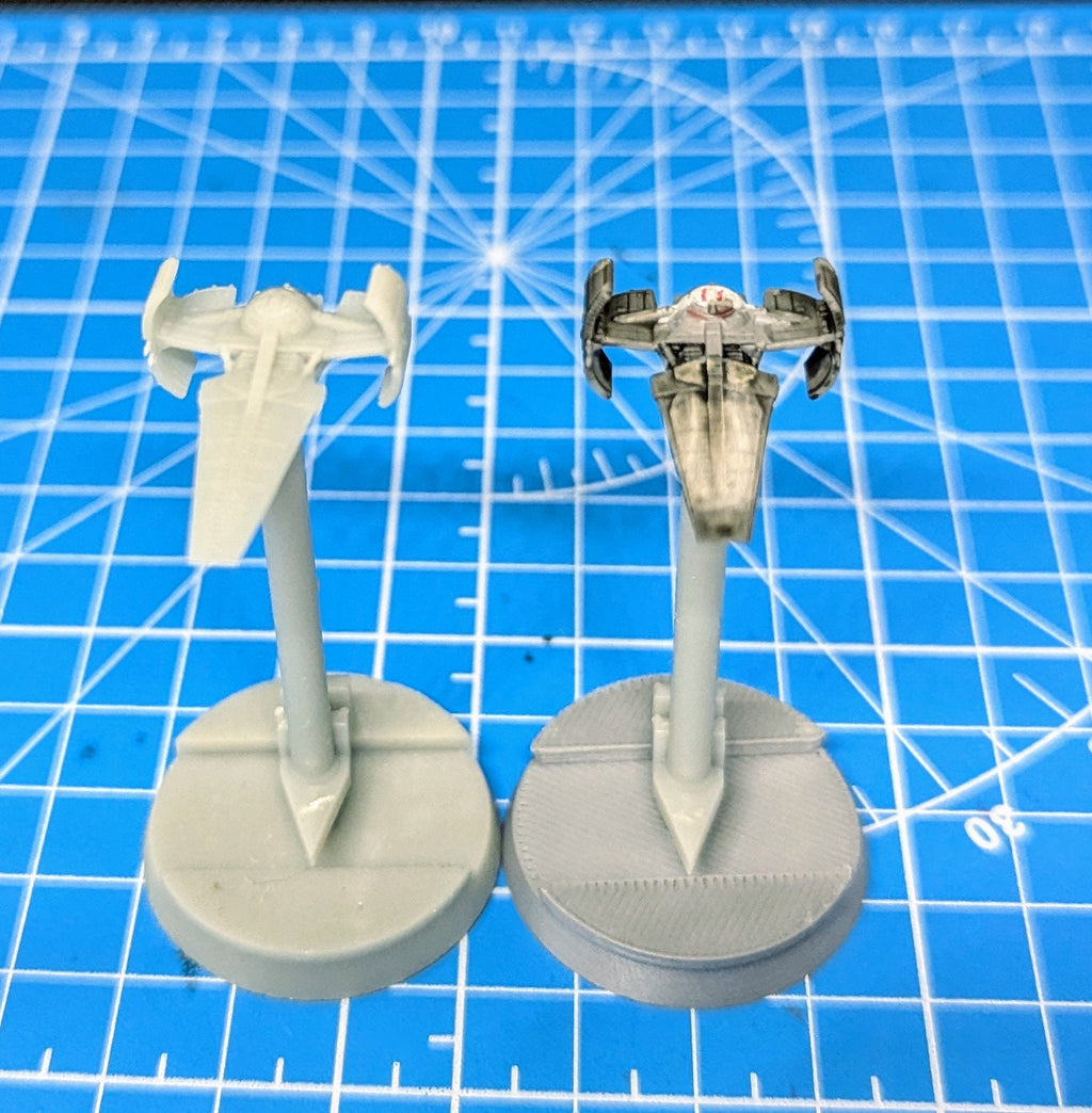 CIS Sith Infiltrator "Star Courier" wing (2 fighters) for Star Wars Armada or other miniatures games