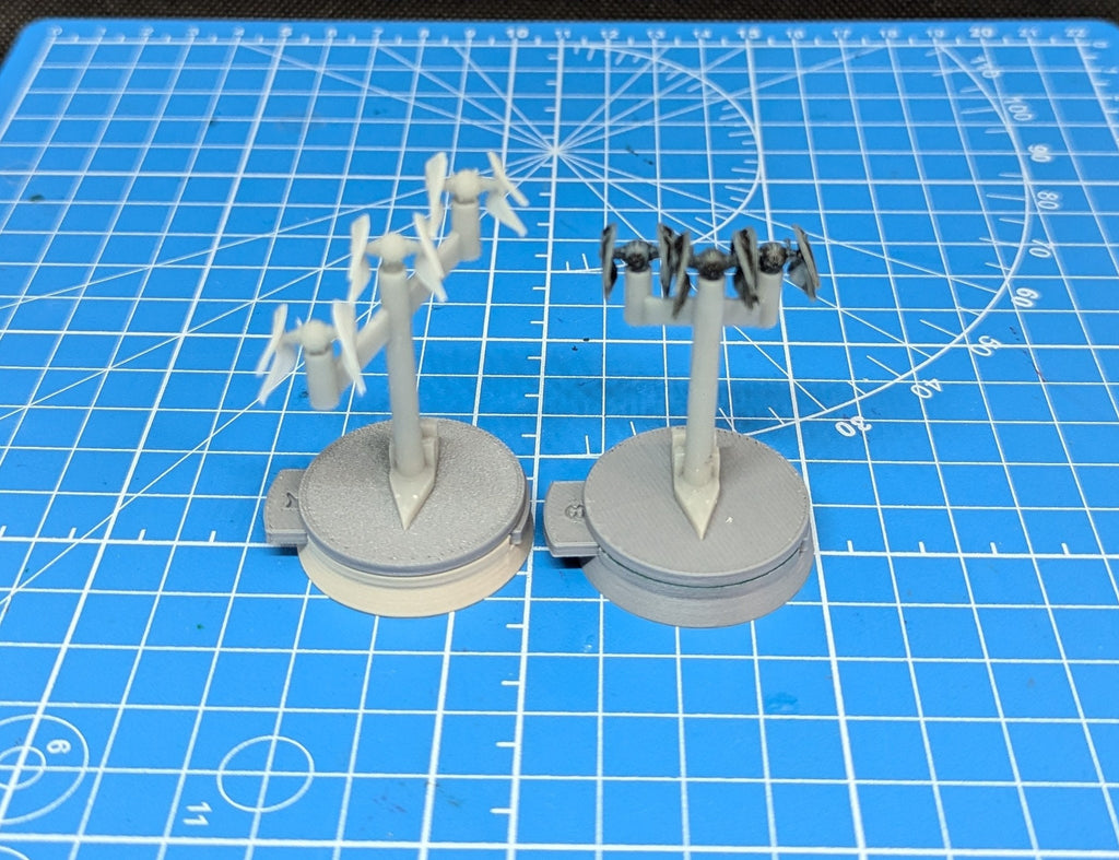 Imperial Tie Interceptor fighter Squadron (6) for Star wars armada scale games