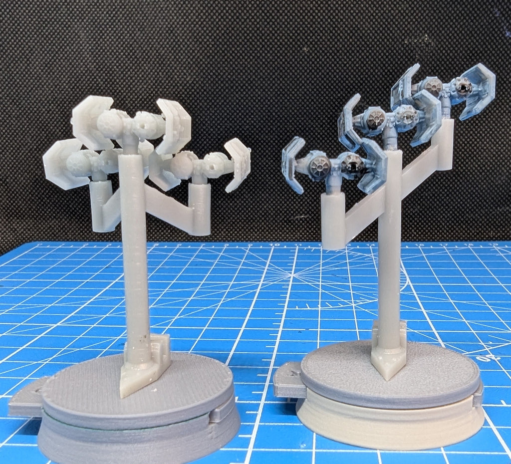 Imperial Tie Bomber fighter Squadron (6) for Star wars armada scale games