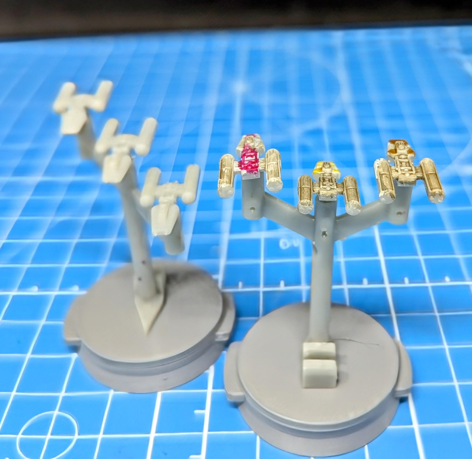 Rebel Y-Wing starfighter Squadron (6) for Star Wars Armada or other miniatures games