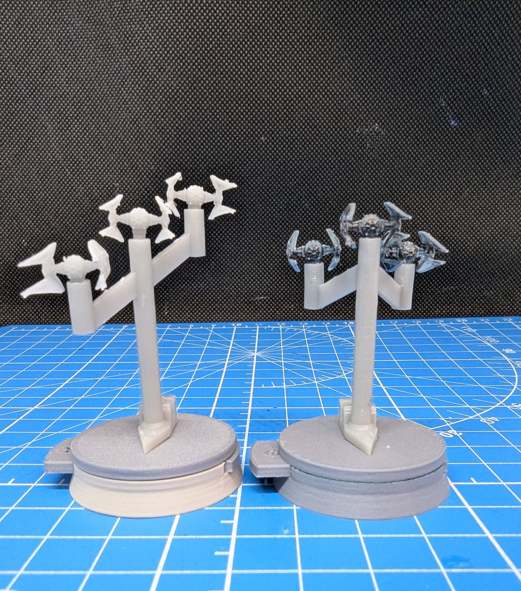 Imperial Tie Interceptor fighter Squadron (6) for Star wars armada scale games