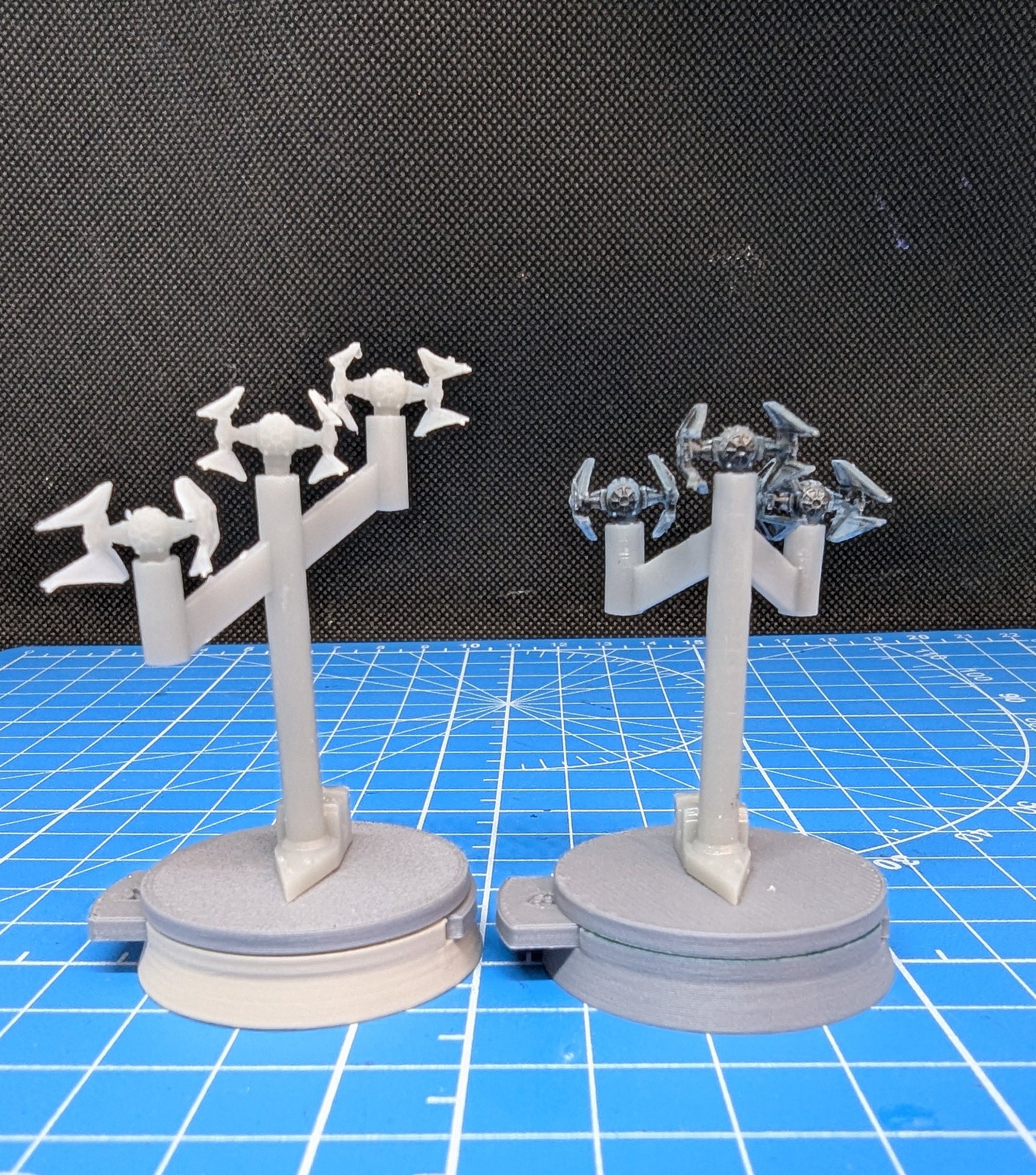 Imperial Tie Interceptor fighter Squadron (6) for Star wars armada scale games