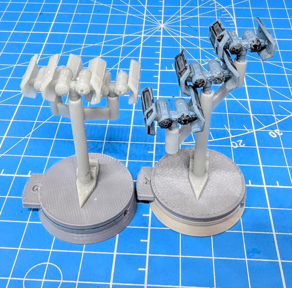 Imperial Tie Bomber fighter Squadron (6) for Star wars armada scale games