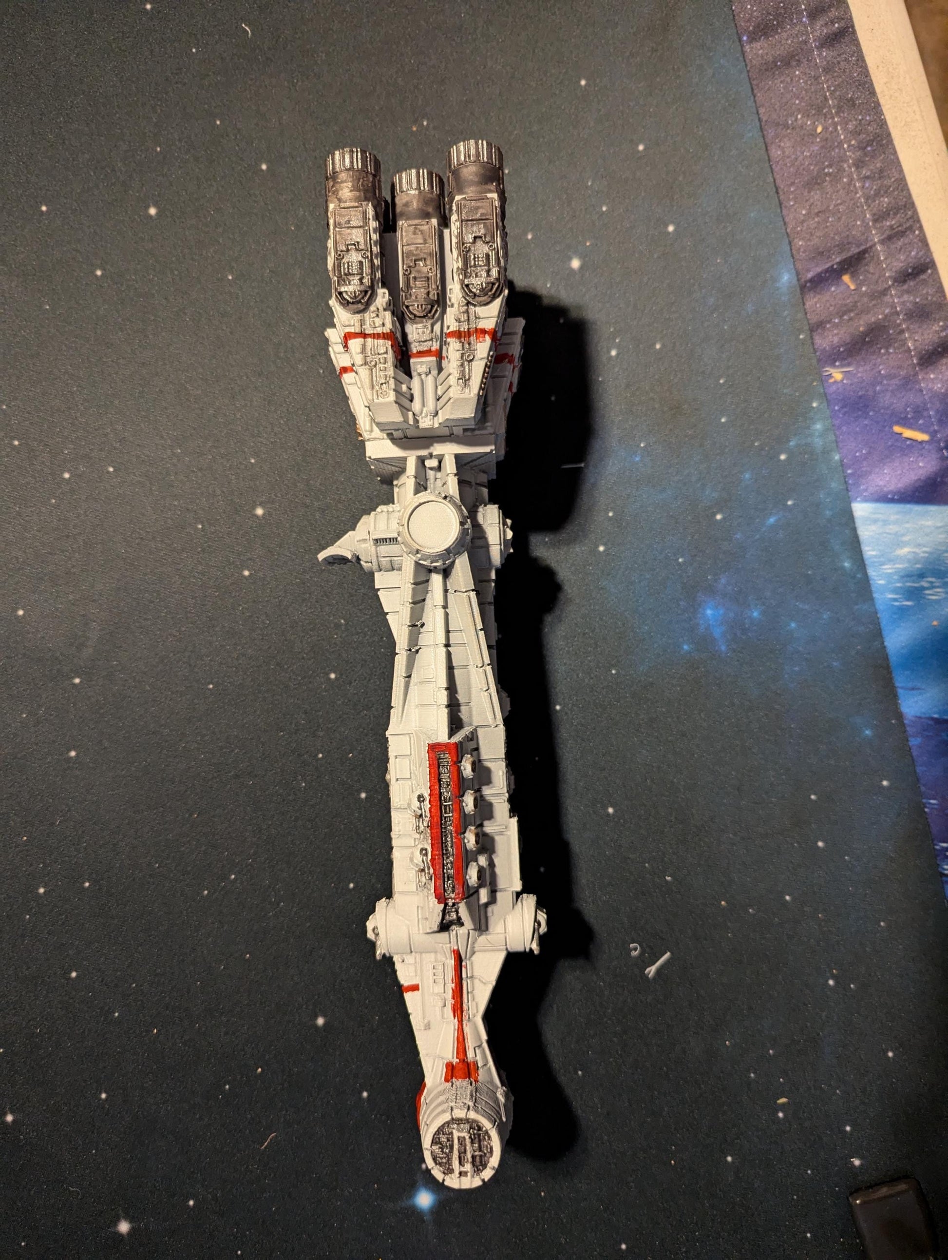 XW Xwing Epic scale CR-90 Farstar Modified Corvette 329mm