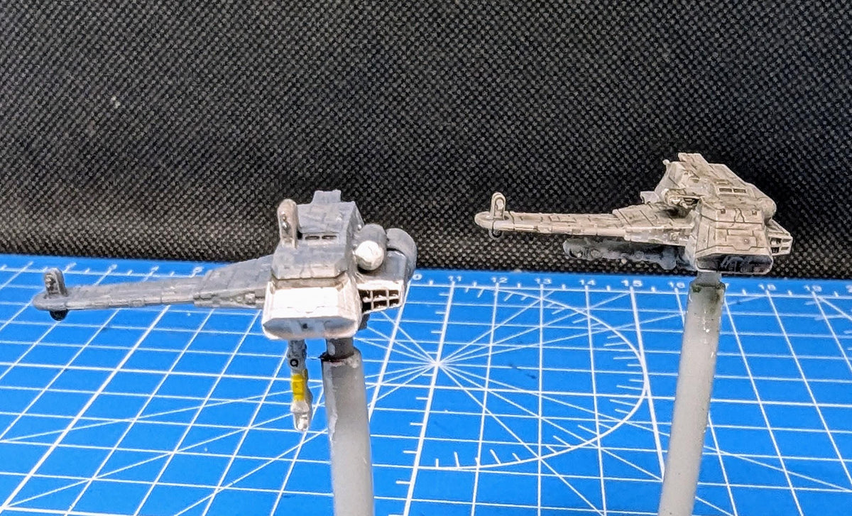 G-9 Rigger freighter wing (2 fighters) for Star Wars Armada or other miniatures games