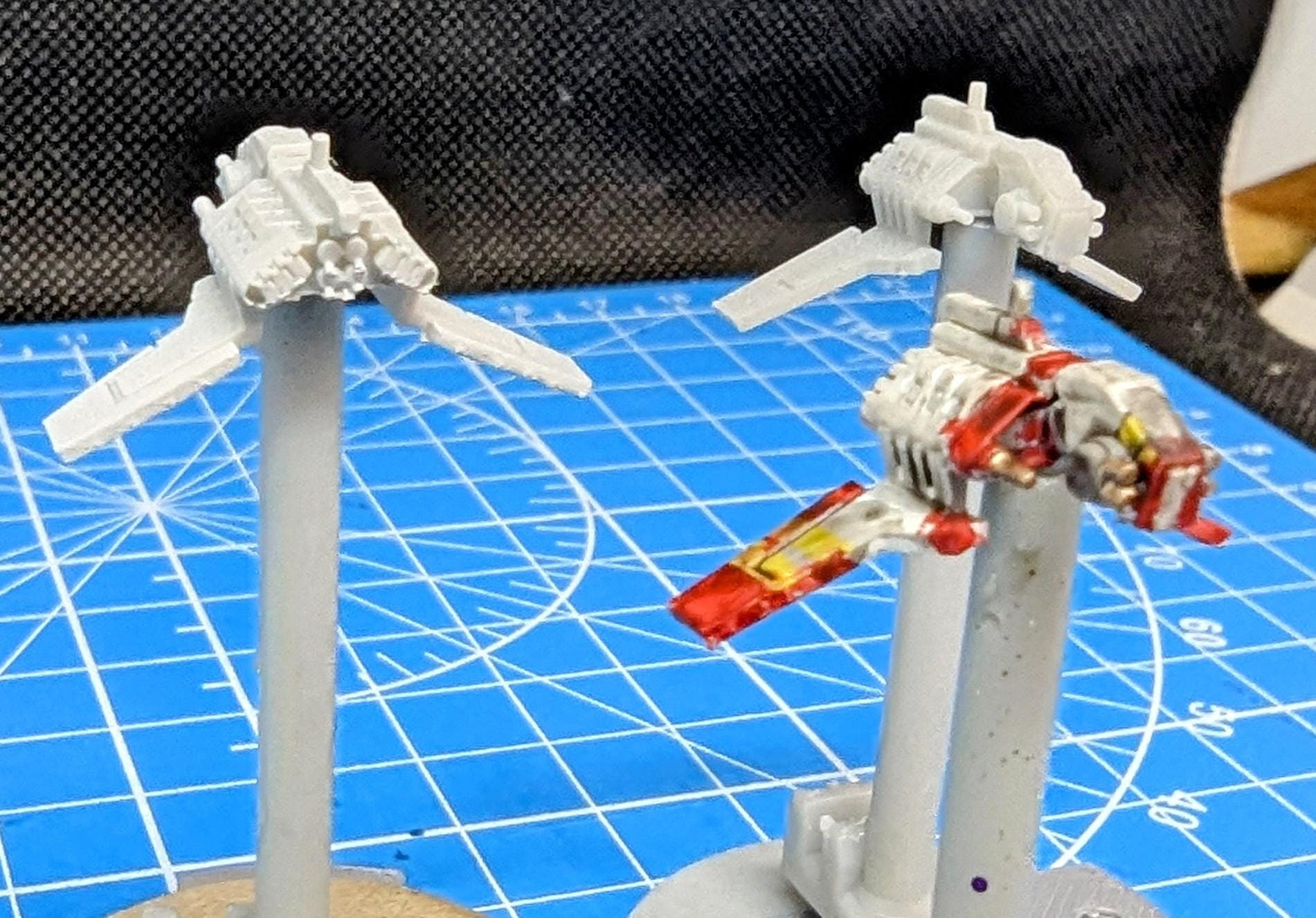 Republic Nu-class Attack/Transport Shuttle (3 fighters) for miniatures games like Star wars armada