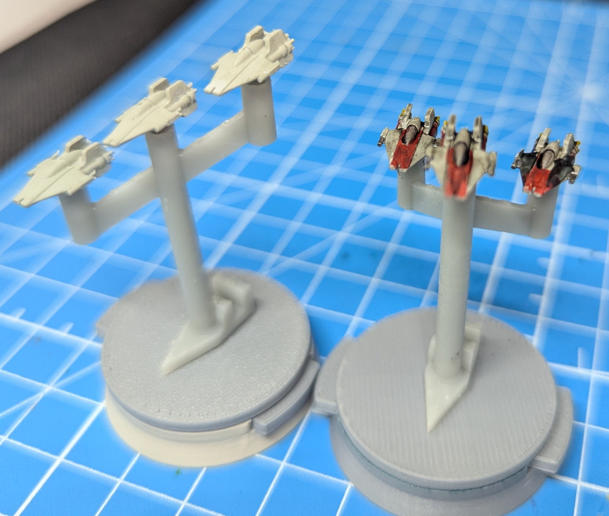 Rebel A-Wing starfighter Squadron (6) for Star Wars Armada or other miniatures games